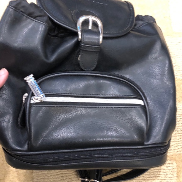 Women’s Purse - Imitation Leather, Black - Picture 8 of 16